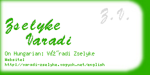 zselyke varadi business card